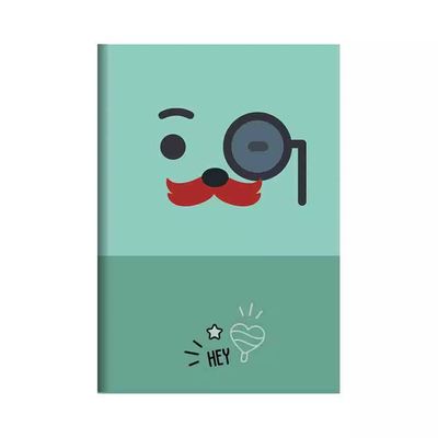 Kit Caderno Jandaia Flexível Le Decorado Emojis 30 Folhas com 03 Unidades