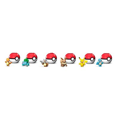 Boneco Mega Construx Pokémon Pokébola - Item Sortido