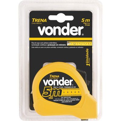 Trena Aço 5mx19mm Curta Mm-mm Vonder