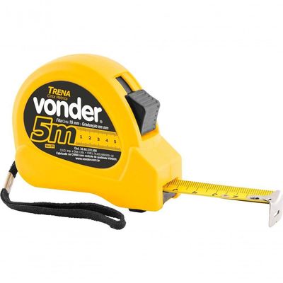 Trena Aço 5mx19mm Curta Mm-mm Vonder