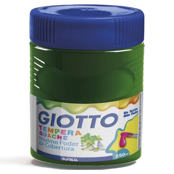 Tinta Guache Tempera Giotto Verde Bandeira 250ml Tinta Guache Tempera Giotto Verde Bandeira 250ml