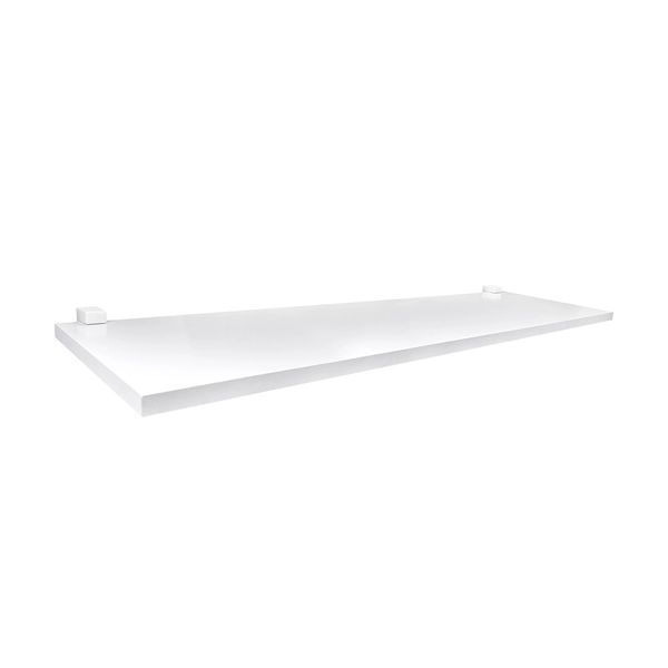 Prateleira Prat-K Kids Me Leve com Suporte Branca 1,2x20x80cm Prateleira Prat-K Kids Me Leve com Suporte Branca 1,2x20x80cm