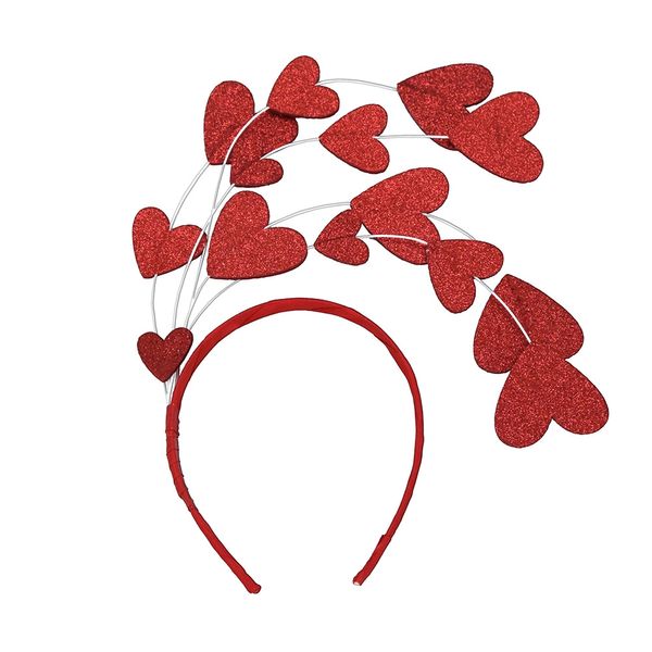 Tiara Coração Le Folia Vermelha