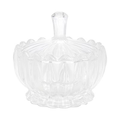 Potiche de Cristal Wolff Rojemac com Tampa Geneva 11x11cm