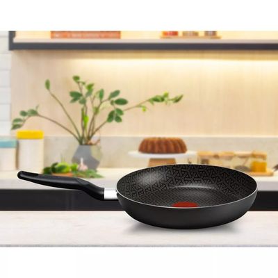 Frigideira Antiaderente Robusta Rochedo Cinza 24cm