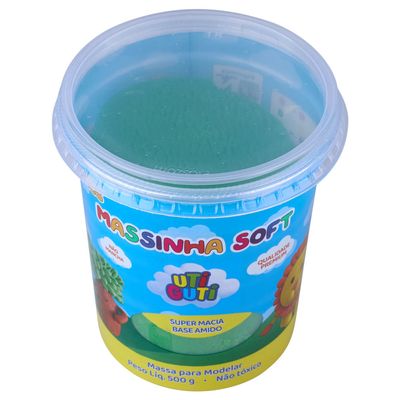 Massa De Modelar Soft Utiguti 500g Verde Claro Fila Canson