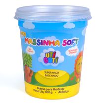 Massa Modelar Copo 500G Amarela Utiguti