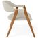 Cadeira de Jantar e Estar Living Estofada Nadja L02 Linho Champagne - Lyam Decor