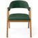 Cadeira de Jantar e Estar Living Estofada Nadja L02 Couríssimo Verde Musgo - Lyam Decor
