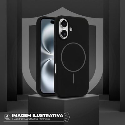 Capa para iPhone 16 Pro - Silicon Liquid Magsafe - Lilás - Gshield