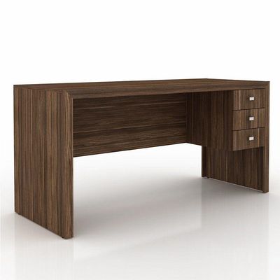 Mesa para Home Office 155cm Nogal Tecno Mobili