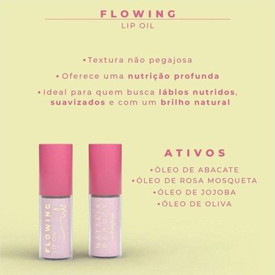 Ruby Rose Lip Oil Flowing By Natalia Beauty Hbl6509 4ml