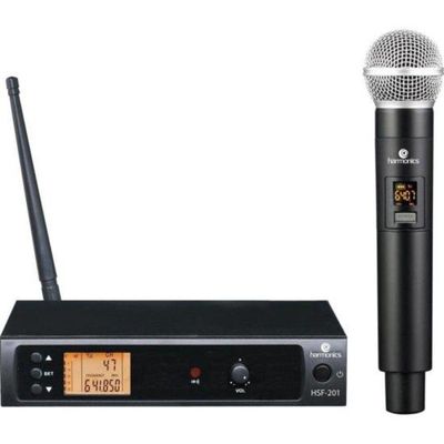 Microfone Sem Fio Harmonics Hsf200-1
