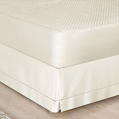 Saia Para Cama Box 200 Fios Bia Queen 01 Peça 80% Algodão 20% Poliéster - Palha