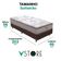 Cama Box Solteirão Marrom E Colchão Four Season Molas Vstore