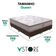 Cama Box Queen E Colchão Four Season Molas V-store Marrom