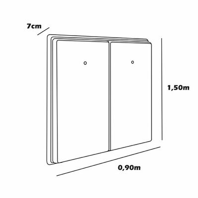 Cabeceira Estofada Solteiro 90 Cm Coral Corino Bege