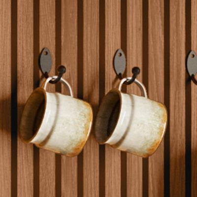 Cantinho Do Café Rubi - 1 Porta Basculante E Pés Em Madeira Jequitibá - Lukaliam Móveis Jequitiba