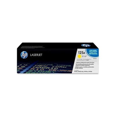 Cartucho De Toner Original Hp 125a Amarelo 2.2k Cb542a Cb542ab