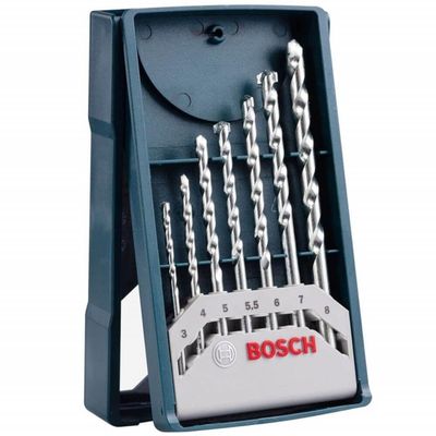 Jogo Mini X-line Com 7 Brocas Para Pedra - 2607017509000 - Bosch Mini X-line C-7 Brocas Para Pedra Bosch