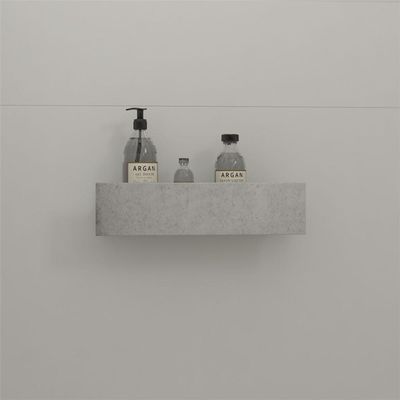 Porta Shampoo Linear 40cm Concreto