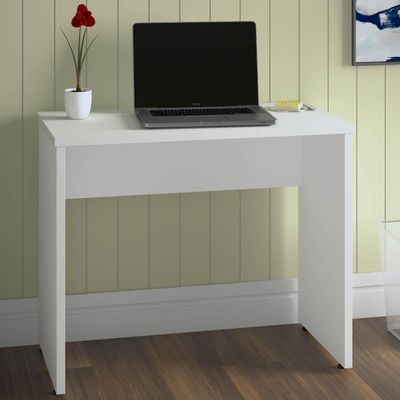 Mesa Para Escritório Home Office Escrivaninha Mary A02 Branco - Lyam Decor