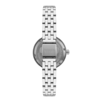 Relógio Technos Feminino Ref: 2035ncd/1k Fashion Espelhado Prateado