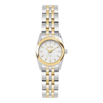 Relógio Condor Feminino Ref: Co2035nwt/4k Casual Bicolor