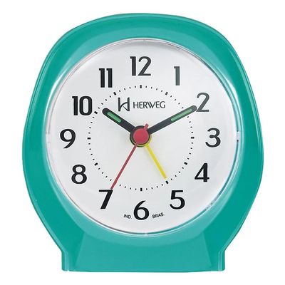Despertador Quartz Herweg Ref: 2634-283 Verde Menta