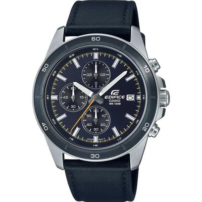 Relógio Casio Masculino Ref: Efr-526l-2cvudf Edifice Cronógrafo Prateado