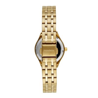 Relogio Mondaine Feminino Ref: 32858lpmvde1 Clássico Dourado