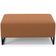 Kit 2 Puffs Decorativo Sala De Estar Cléo 90cm Base De Ferro Preto W01 Bouclê Terracota - Lyam Decor