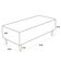 Puff Decorativo Sala de Estar Bali W01 Pés Palito 120x50 cm Couríssimo Marrom - Lyam Decor
