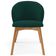 Cadeira de Jantar e Estar Living Estofada Mia L02 Bouclê Verde - Lyam Decor