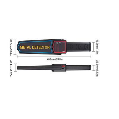 Detector De Metais Com Carregador E Bateria Recarregável