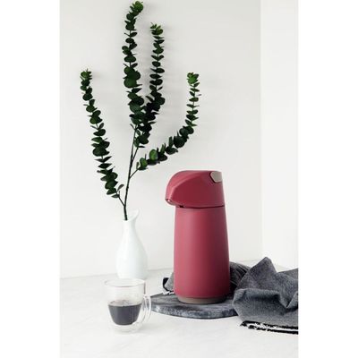 Garrafa Térmica Tramontina Exata em Plástico Vermelho com Ampola de Vidro1 L
