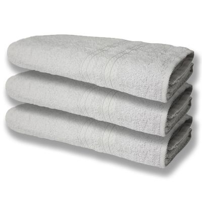 6 Toalhas Grande Super Felpudas e Grossa Algodão 80x150 Branco+Rosê