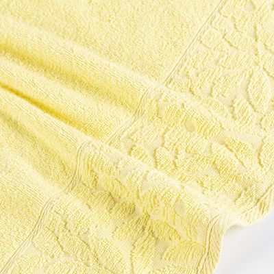 Toalha de Banho Dunae 1,50m x 75cm 01 Peça 100% Algodão 450g/m² - Amarelo