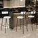 Kit 02 Banquetas Altas Bar Cozinha Sala De Jantar Estrutura Em Aço Milão L02 Facto Branco - Lyam Decor