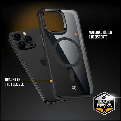 Capa case capinha MagSafe para iPhone 16 - Preta - Gshield