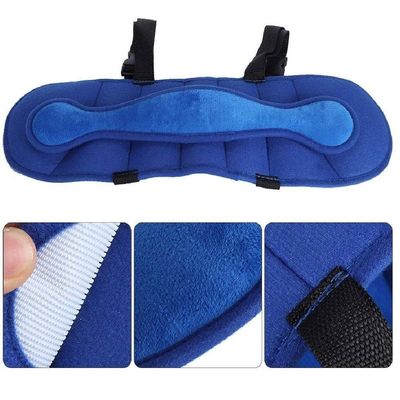 Apoio Faixa Ajustavel Para Cabeca Almofada Protecao Infantil Viagem Passeio Dia A Dia Carro Bebe Pescoco Azul