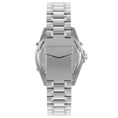 Relógio Technos Masculino Ref: Wt2050aen/1b Skydiver Anadigi Prateado