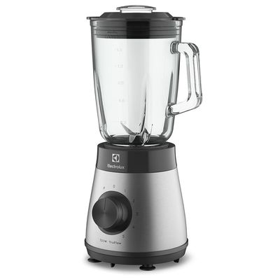 Liquidificador Electrolux 700w 1,5L Experience com Copo de Vidro e Tecnologia TruFlow™  Cor Inox Preto (EBS30) 127V
