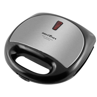 Grill E Sanduicheira Crome Inox Britânia Antiaderente 220V