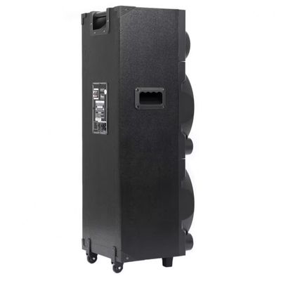 Torre de Som Amvox Titan Black ACA 1402 com Luz e Display em LED, 2 Woofers de 10 Preto / Bivolt