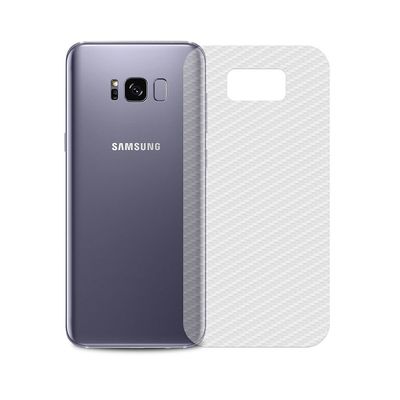 Película Traseira de Fibra de Carbono Transparente para Samsung Galaxy S8 - Gorila Shield