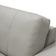 Sofá 3 Lugares Para Sala de Estar Living 205cm Aurora L06 Couro Cinza Claro - Lyam Decor