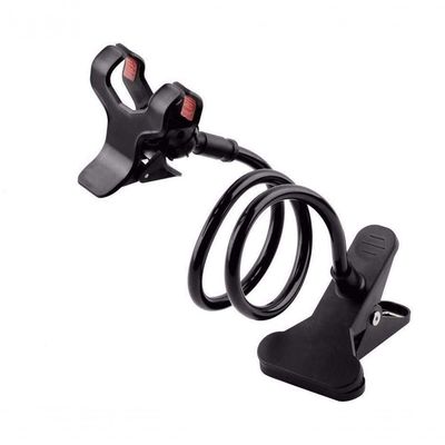 Suporte Para Celular Universal - Super Articulado - Multi Uso Pegador Preto