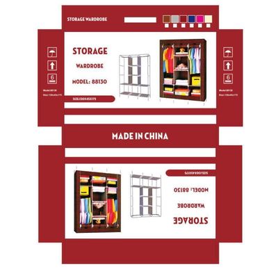 Guarda Roupa Portatil Armario Grande Arara Cabideiro Dobravel Roupeiro Prateleiras Sapateira