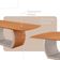 Mesa Zeus 180cm Tampo Laminado Canto Barril Com 6 Cadeiras Linho Premium Imbuia Natural